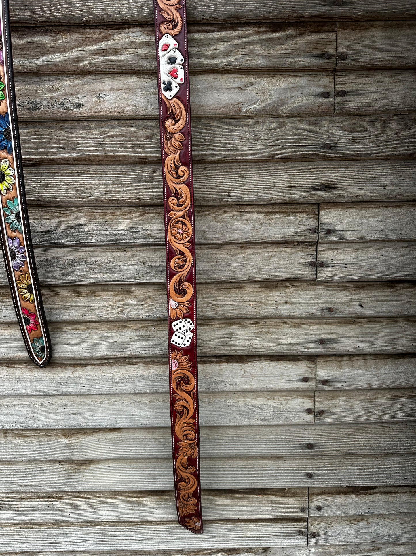 Red Vegas theme belt